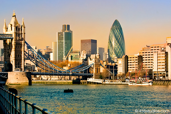 Tower Bridge London Gherkin 