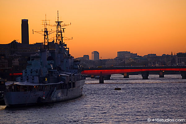 HMS Belfast Thames River