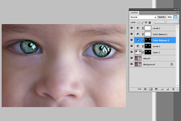 eye sharpening Photoshop tutorial