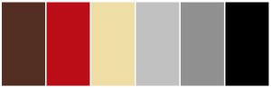 retro cream red brown color palette