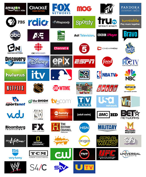 watch channels like Netflix, Spotify, Hulu, and more outside USA