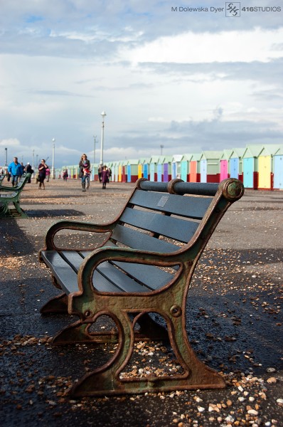 Rusty Bench rusty Hove seafront beach huts wwpw2014 Scott Kelby