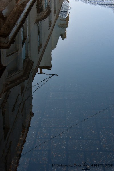 reflections in a puddle photography challange