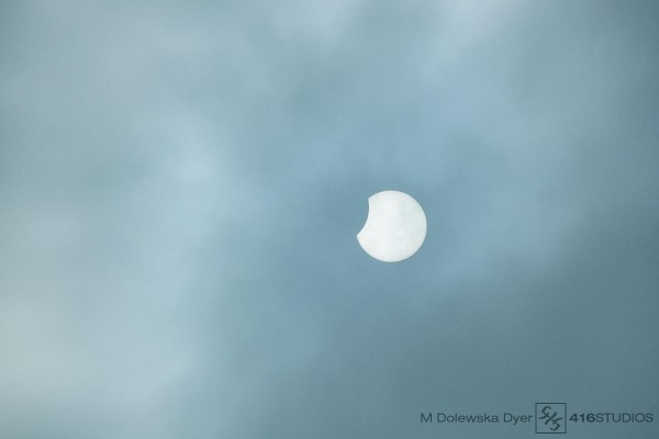 photos of solar eclipse Brighton uk